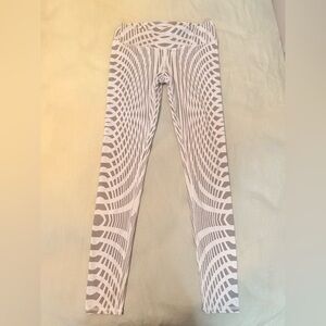 Alo Yoga Neutral Geometric Print Leggings Size M